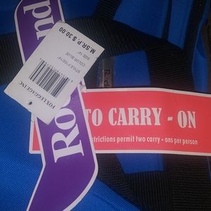 Brand New Rockland Blue Carry On Luggage